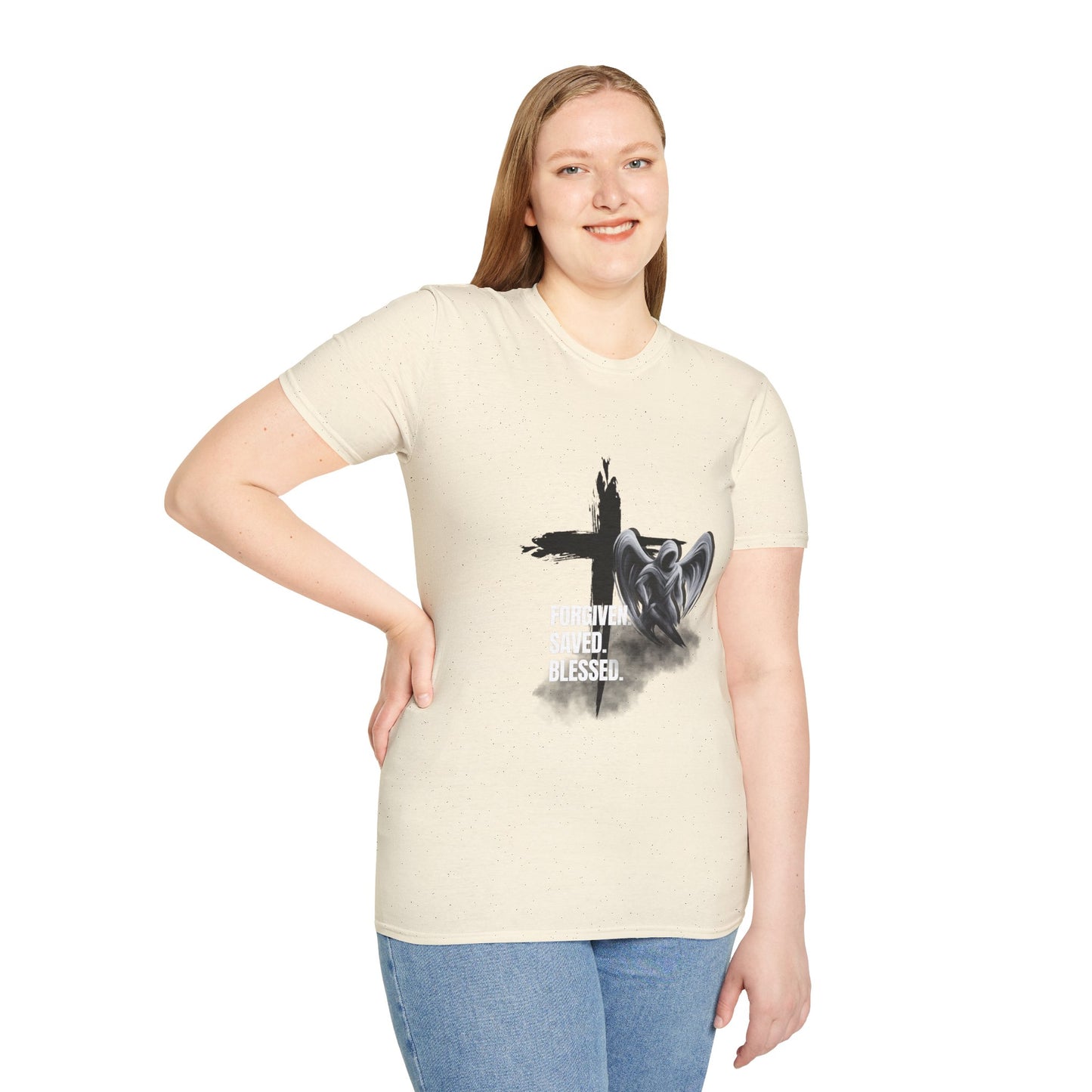 Blessed Faith Unisex Softstyle T-Shirt Jesus