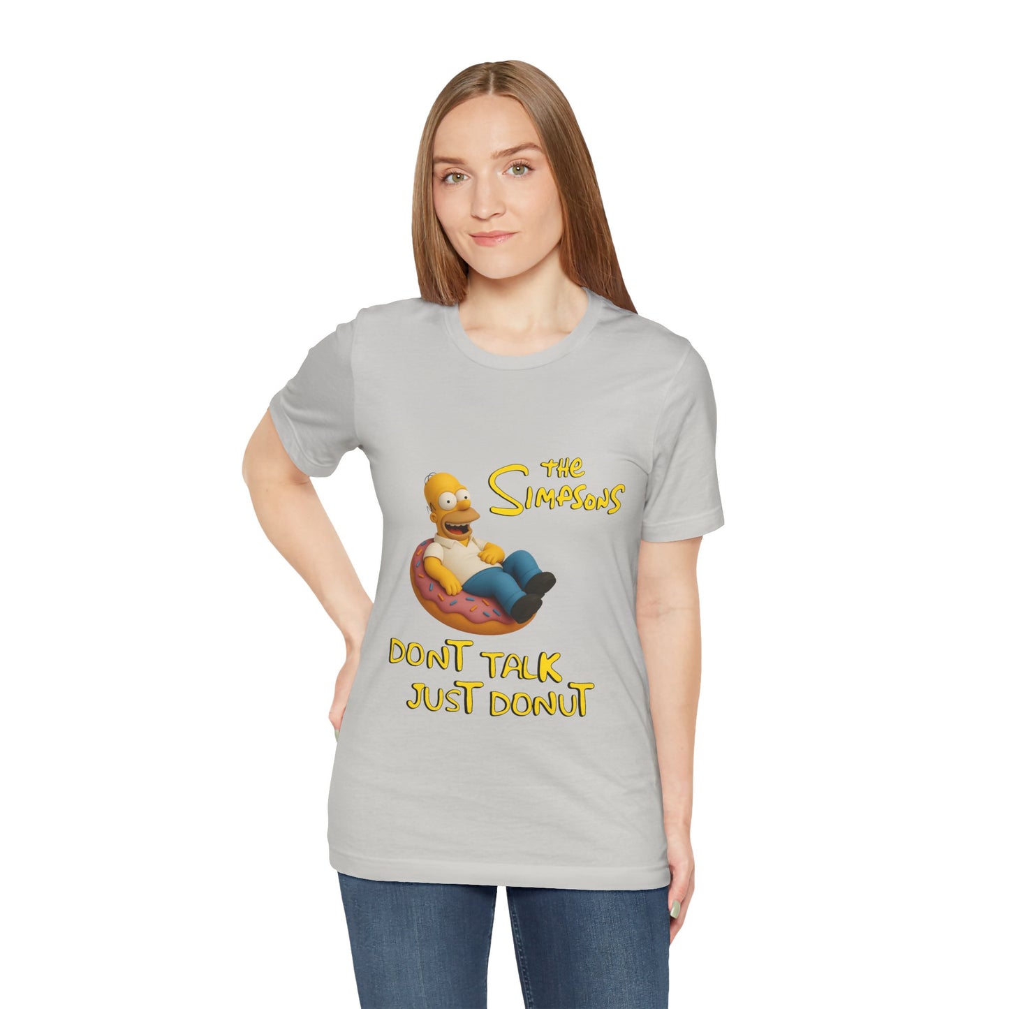 The Simpsons Donut Lover Tee - Funny Graphic T-Shirt -unisex