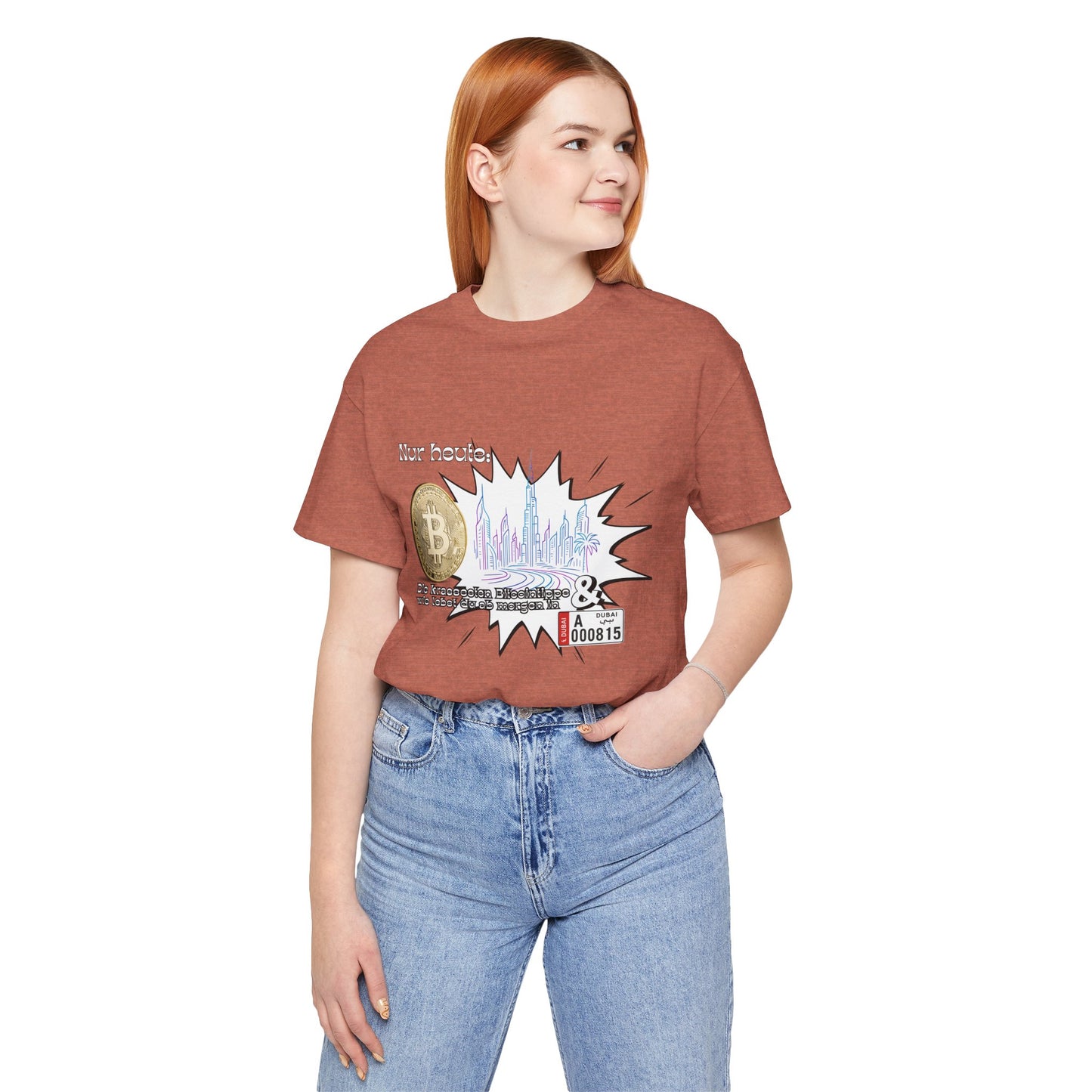 Bitcoins Dubai - Rosarote Welt - lass dich nicht verarschen T - Shirt