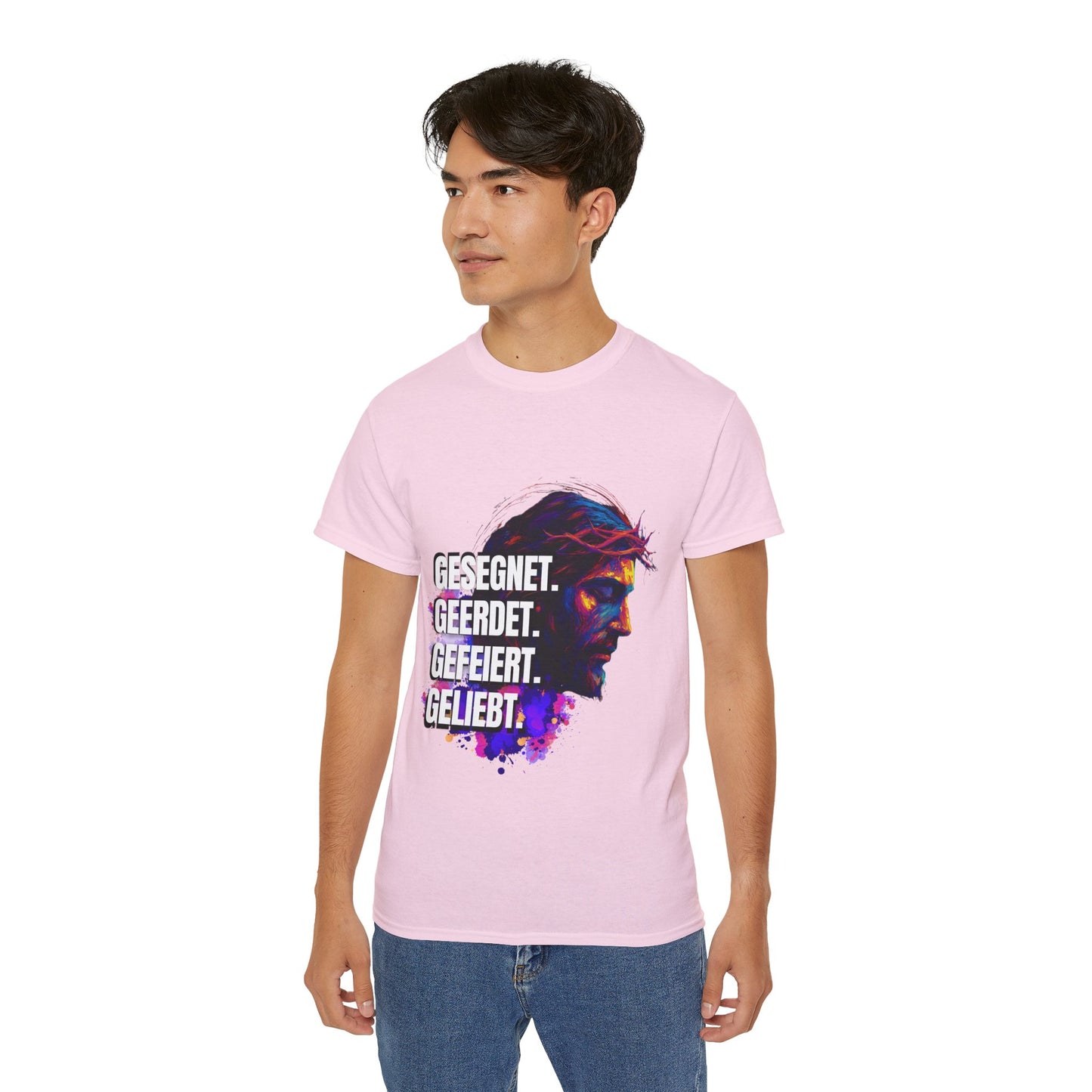 Gesegnet. Geerdet. Gefeiert. Geliebt - Jesus Shirt