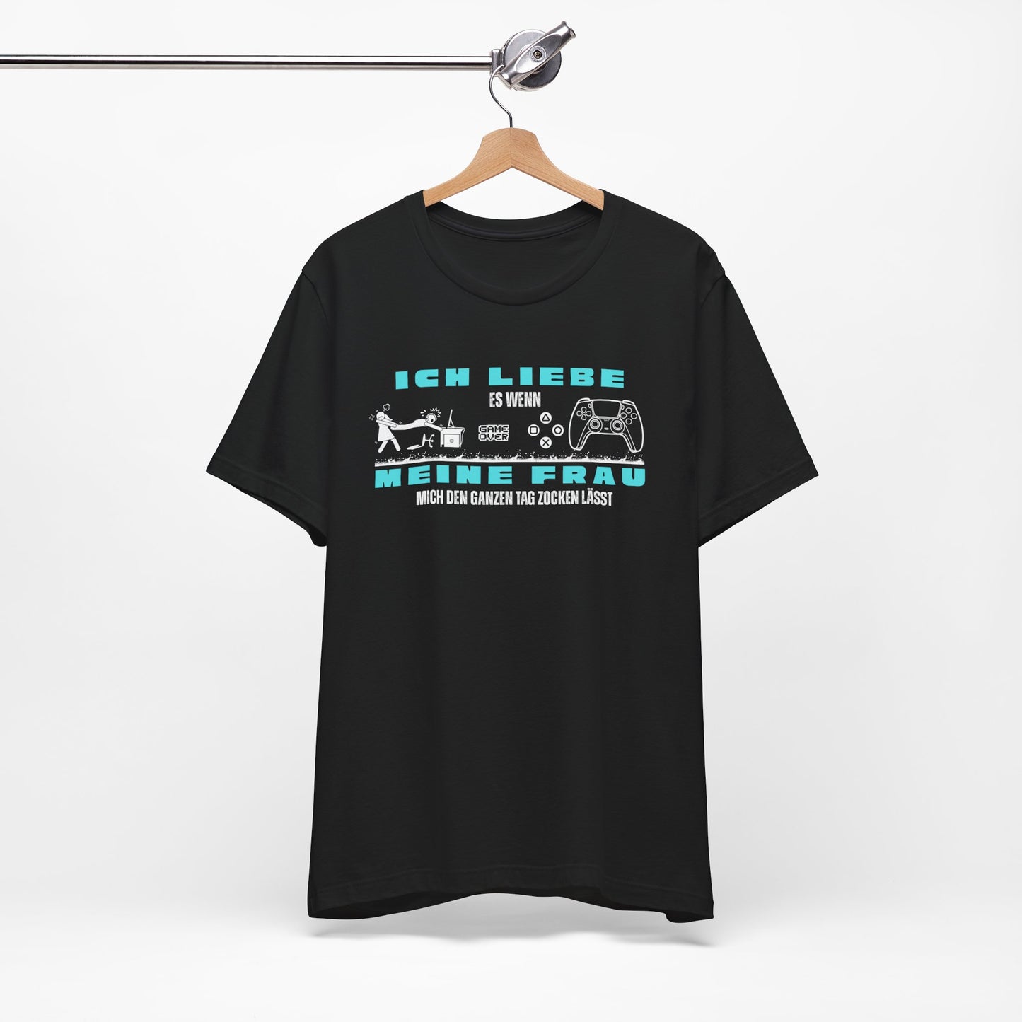 Ich Liebe Meine Frau T-Shirt - Unisex Jersey Tee for Gamers