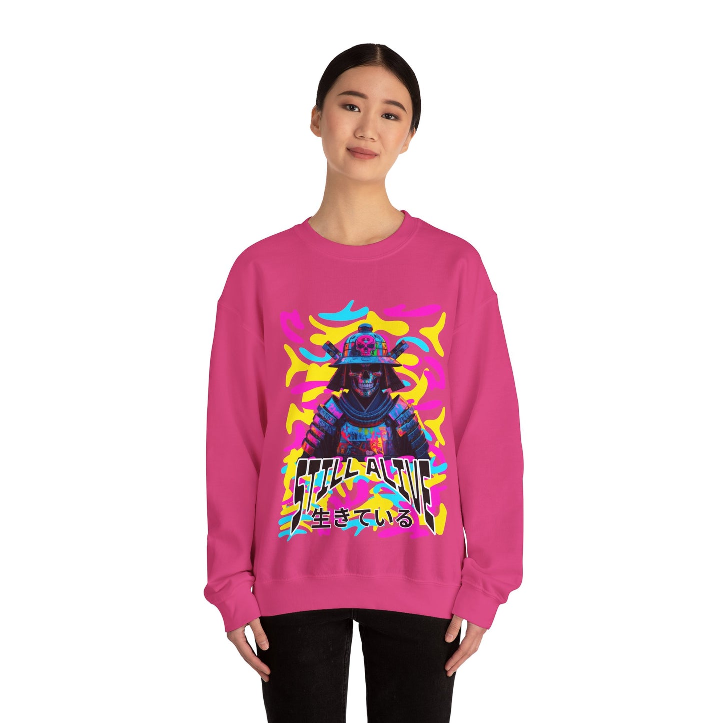 Samurai Still alive Sweatshirt - mit Japanischer Schrift