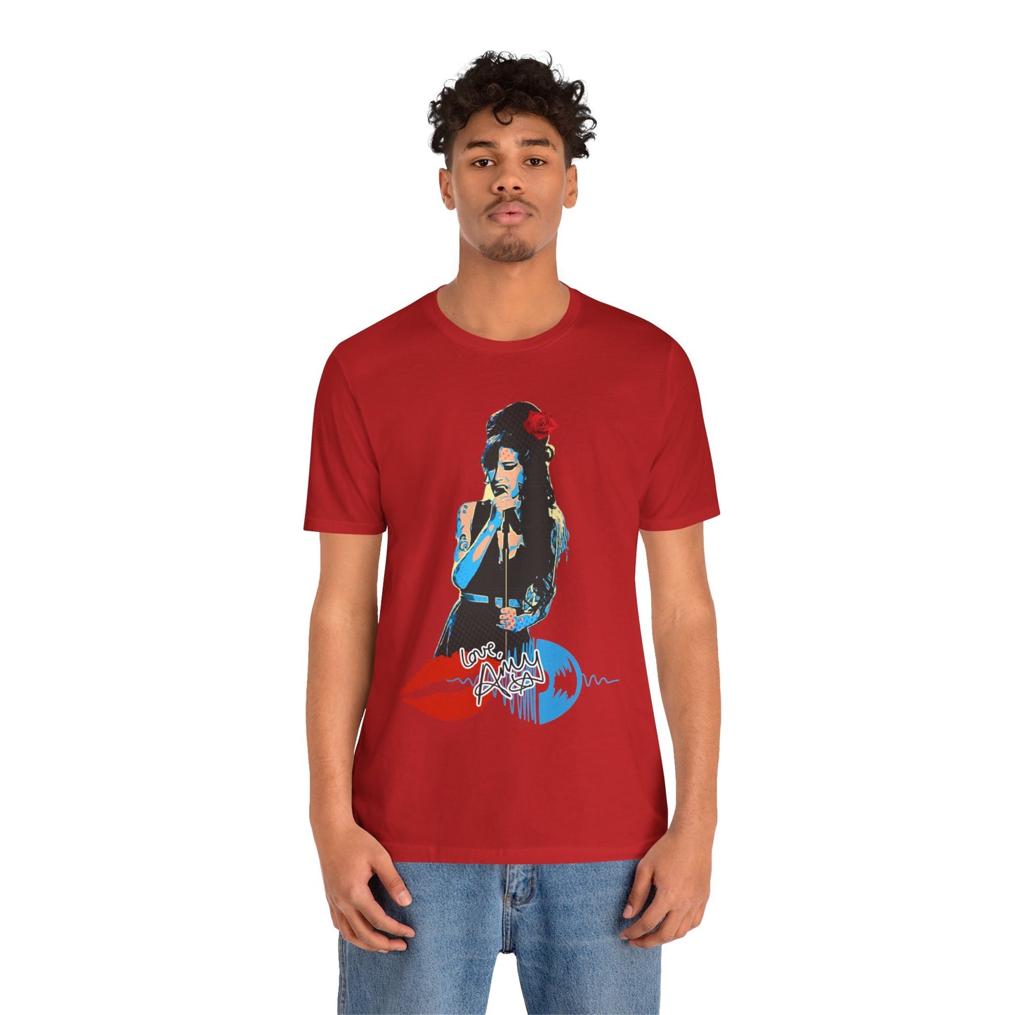 Amy Vintage-Inspired Music Lover's e T-Shirt