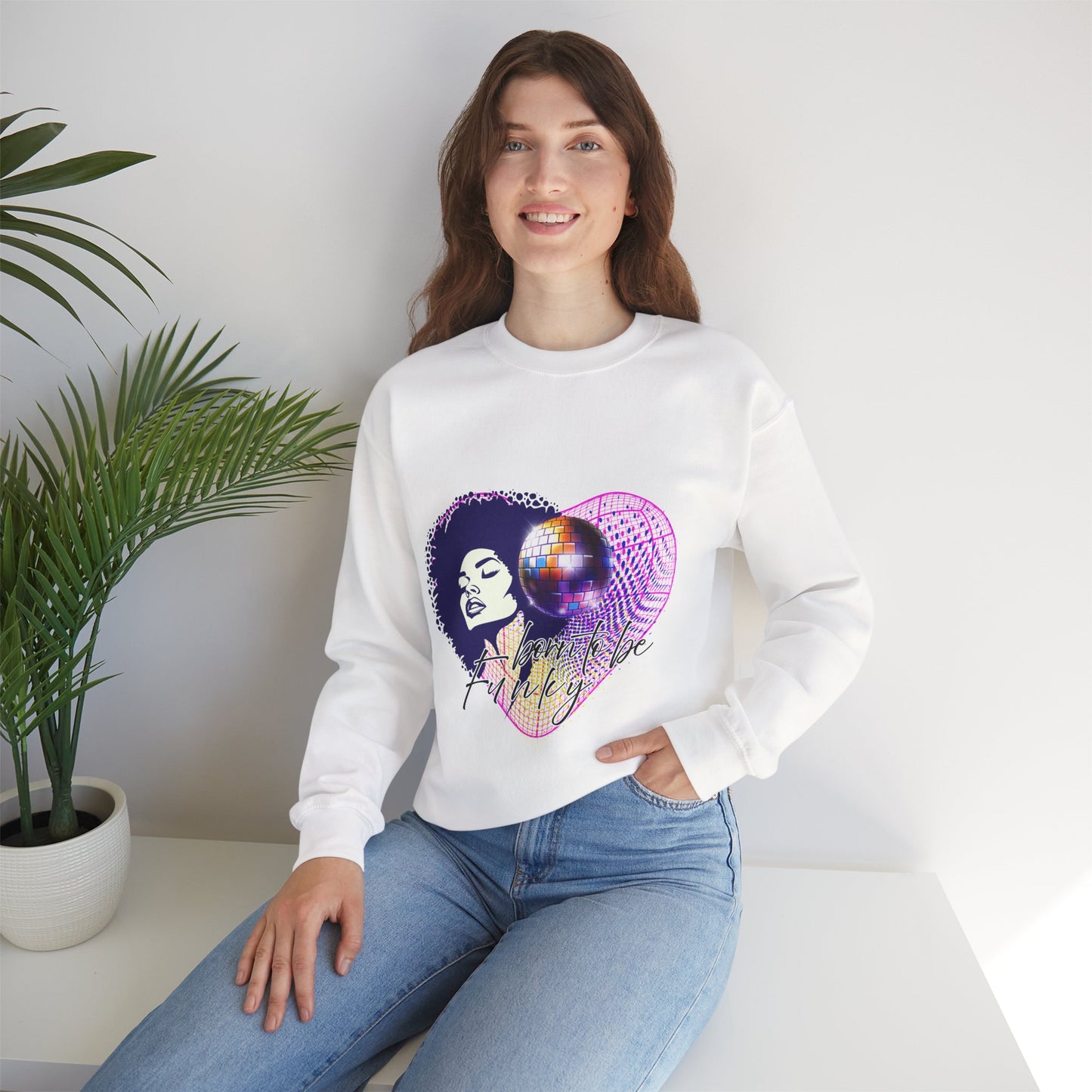 Born to be funky Sweatshirt - Melly Silence