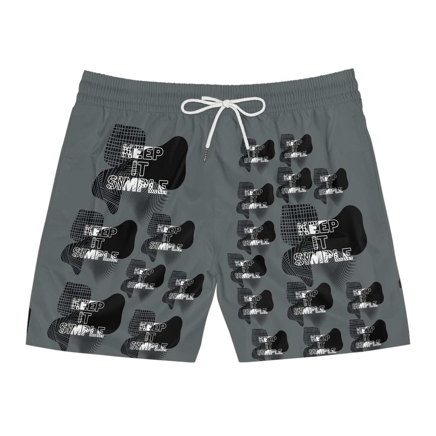 Unisex Swim Shorts - Keep It Simple Swimming Trunks