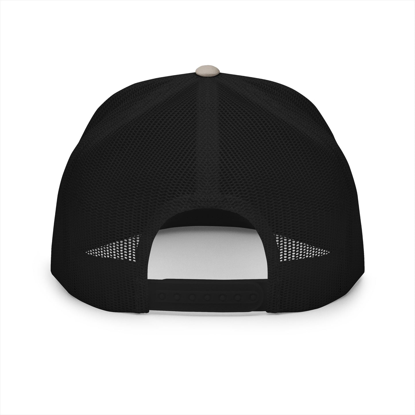 Embroidered 5 Panel Trucker Cap - Fake it til you make it