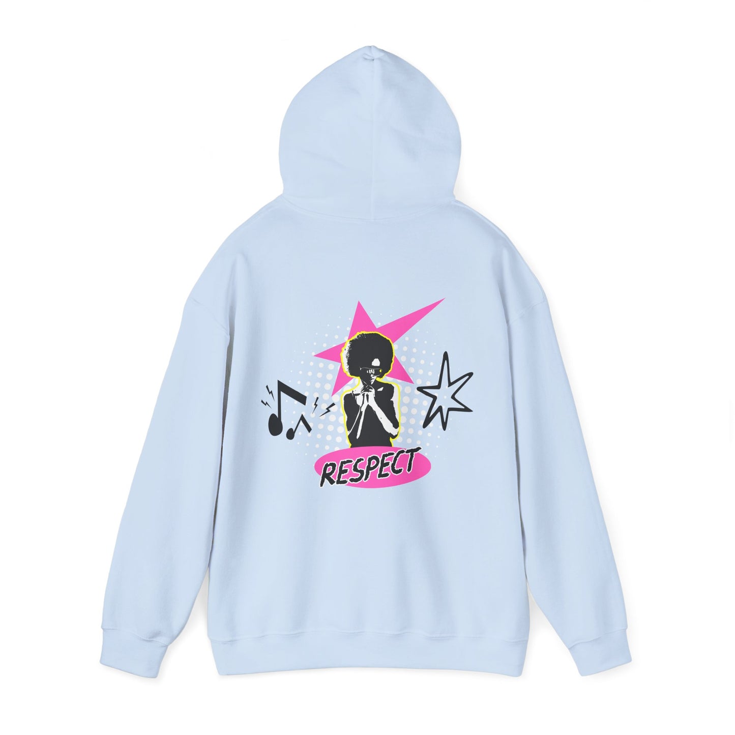Respect Unisex Hooded Sweatshirt, Streetwear Hoodie