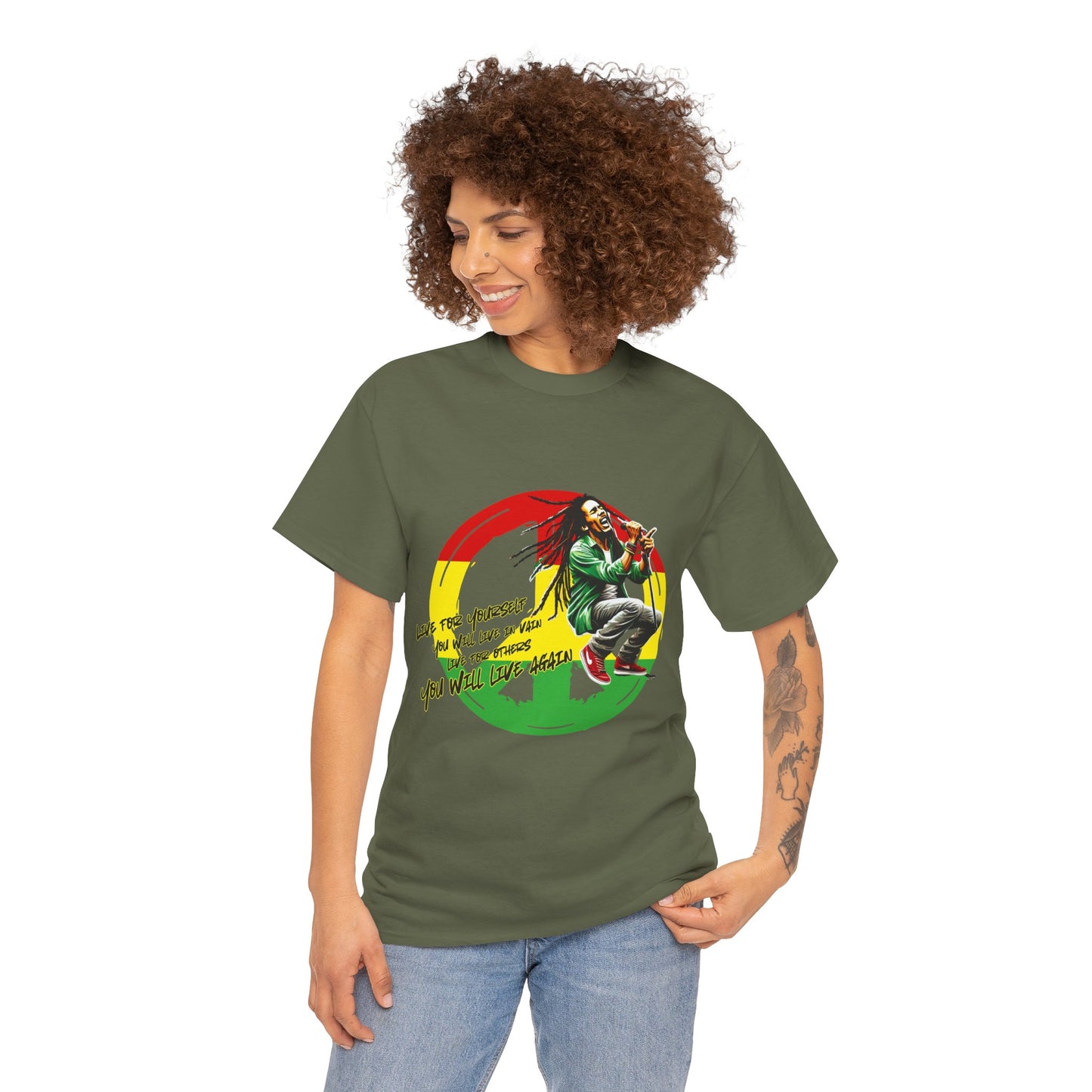 B o b M a r l e y Unisex T shirt - Raggae