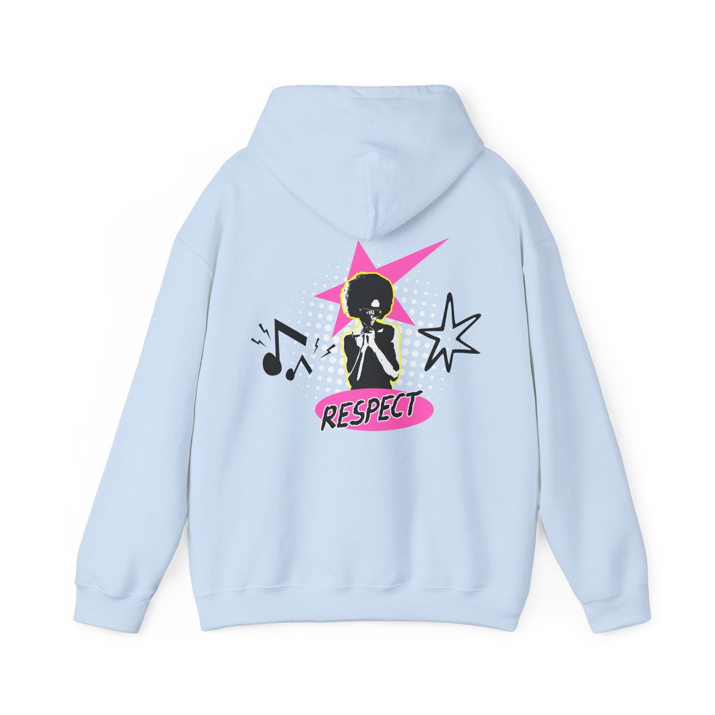 Respect Unisex Hooded Sweatshirt, Streetwear Hoodie