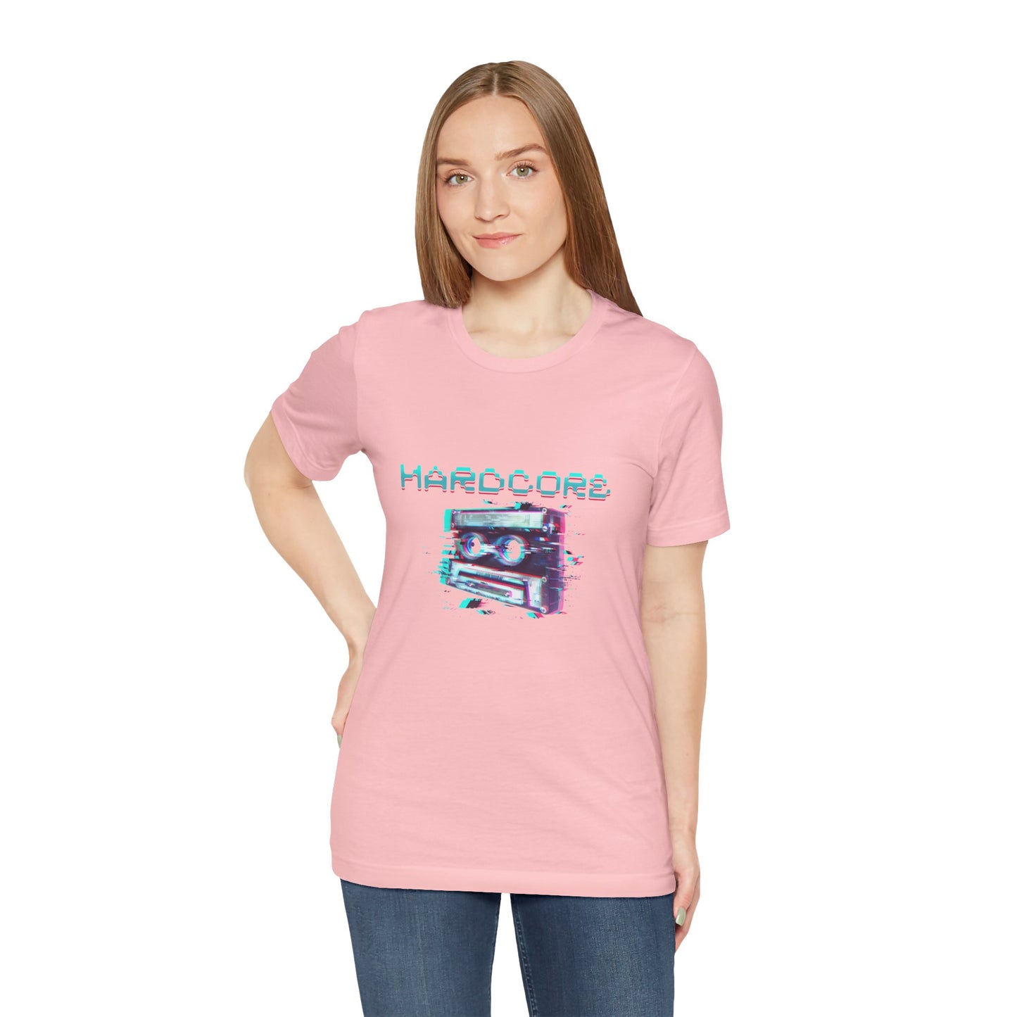 Techno - Hardcore Never Dies - Retro Graphic Tee, 90s Aesthetic Shirt unisex