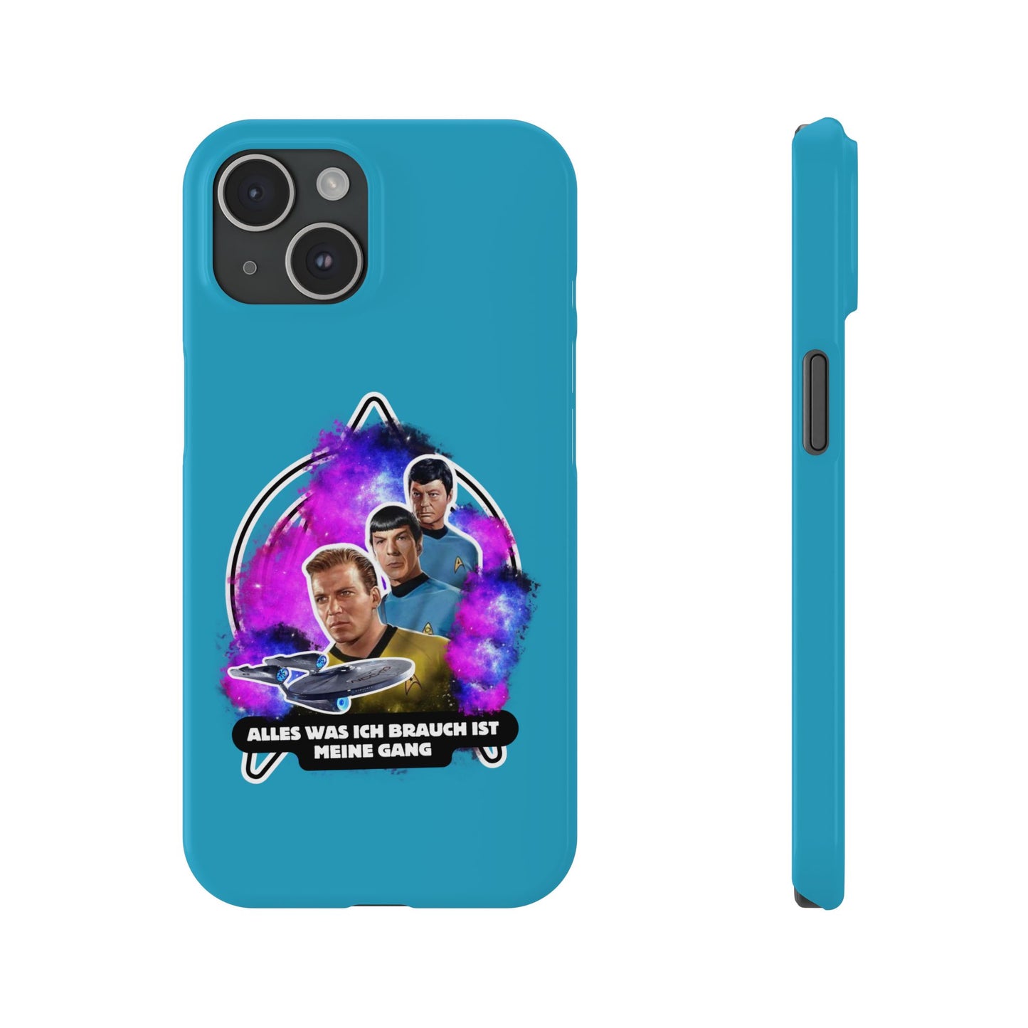 Handyhülle - Star trek Slim Phone Cases "Alles was ich brauch ist meine Gang", Star Trek
