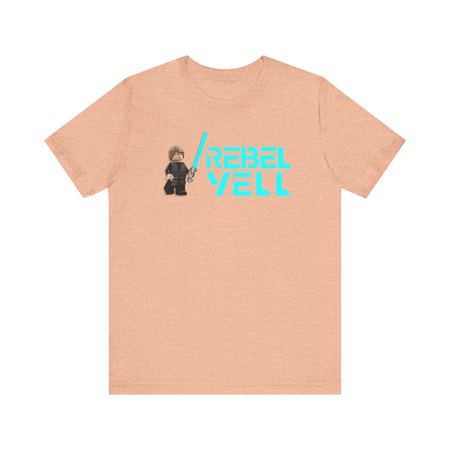 Cool Rebel Yell Luke Skywalker Unisex Jersey Tee - Short Sleeve Graphic T-Shirt for Fans