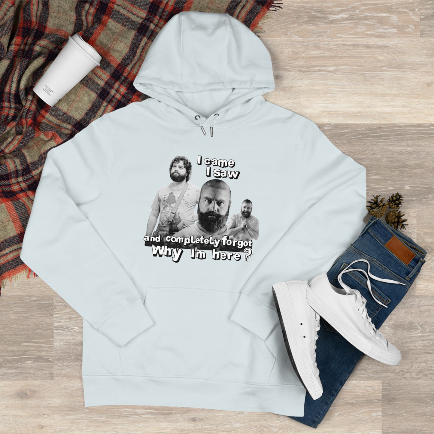I cam- saw- and forgot why I am here - Alan Garner Hoodie for Men