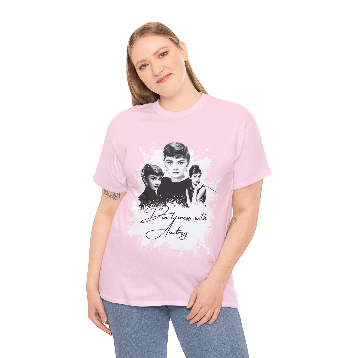 Don't mess with Audrey - Audrey Hepburn T Shirt