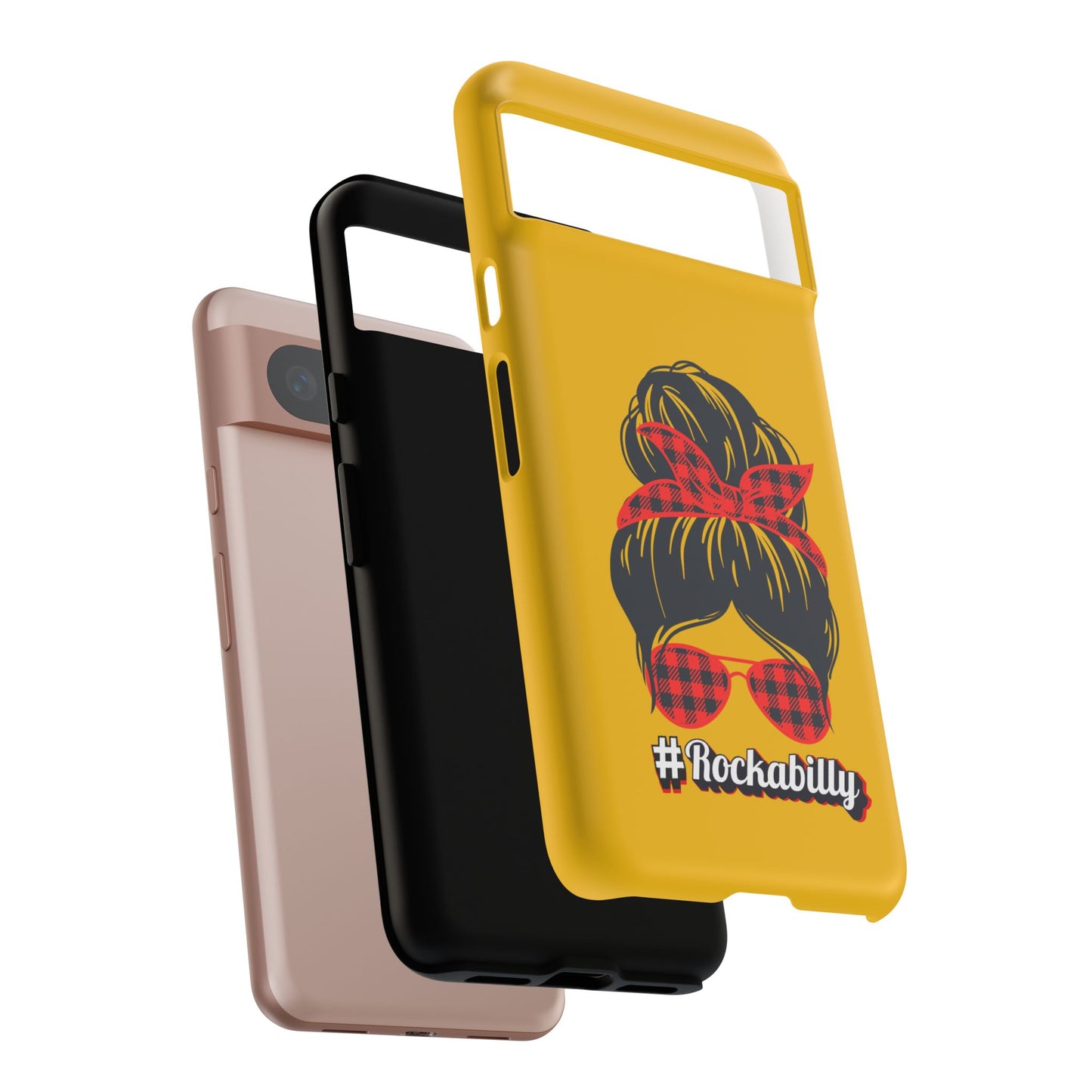 Handyhülle Rockabilly Phone Case, Vintage Scooter Design, Retro Style Cover