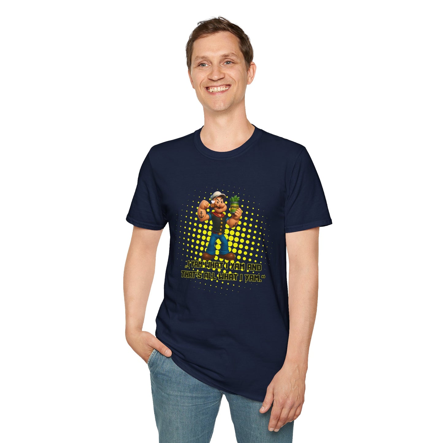 Retro Popeye Unisex Softstyle T-Shirt