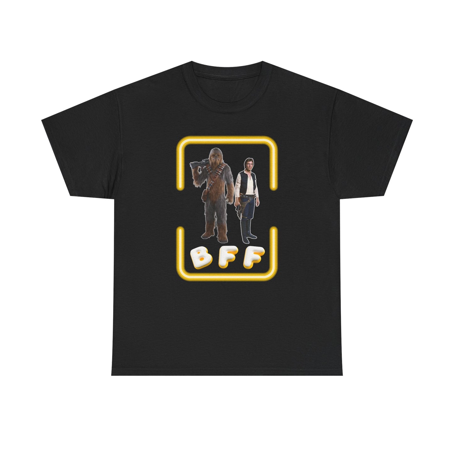 BFF Chewbacca & Han Solo Unisex Heavy Cotton Shirt