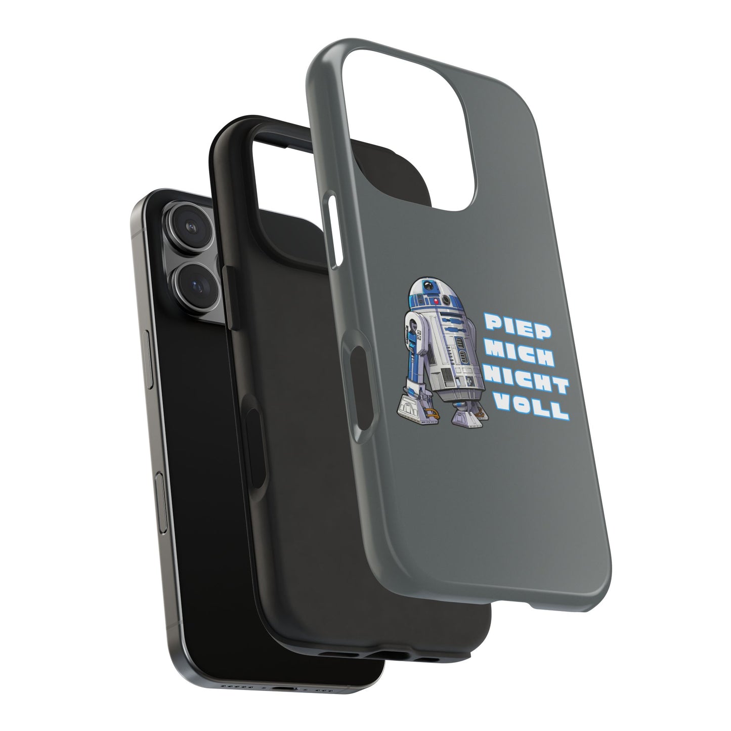 Tough Phone Case - R2-D2 Design with "PIEP MICH NICHT VOLL"