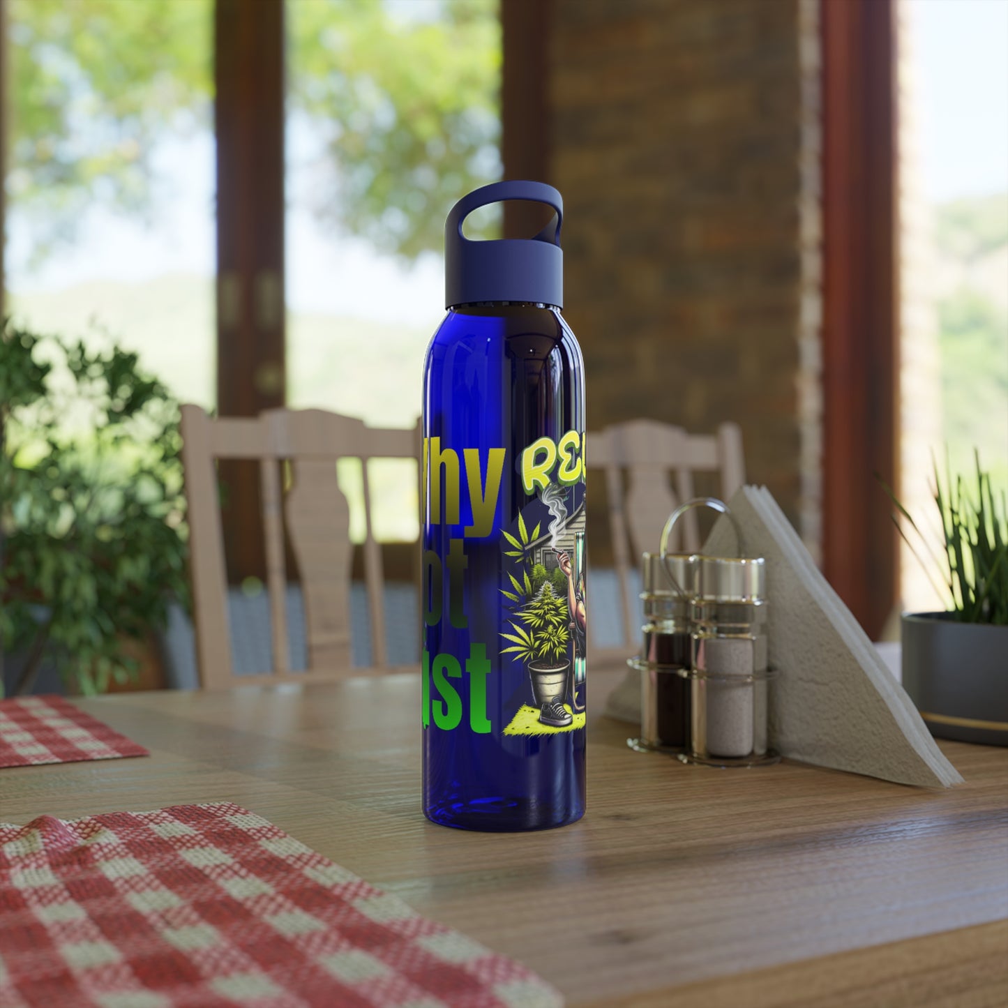 Chic Water Bottle -Wasserflasche Why not just relax
