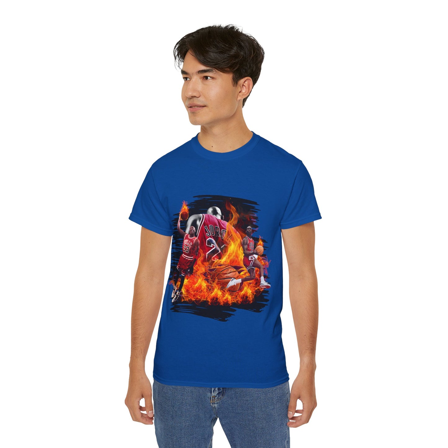 Basketball Jordan, Cool Sports Shirt, Unisex Cotton T-Shirt