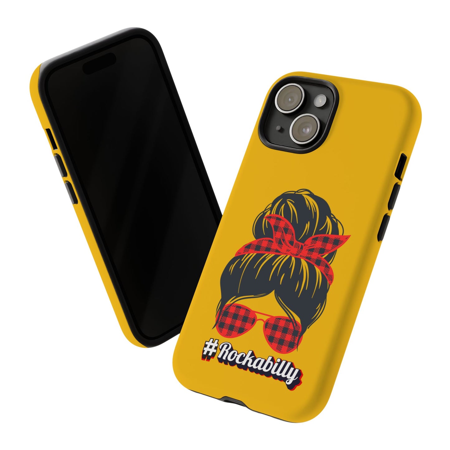 Handyhülle Rockabilly Phone Case, Vintage Scooter Design, Retro Style Cover