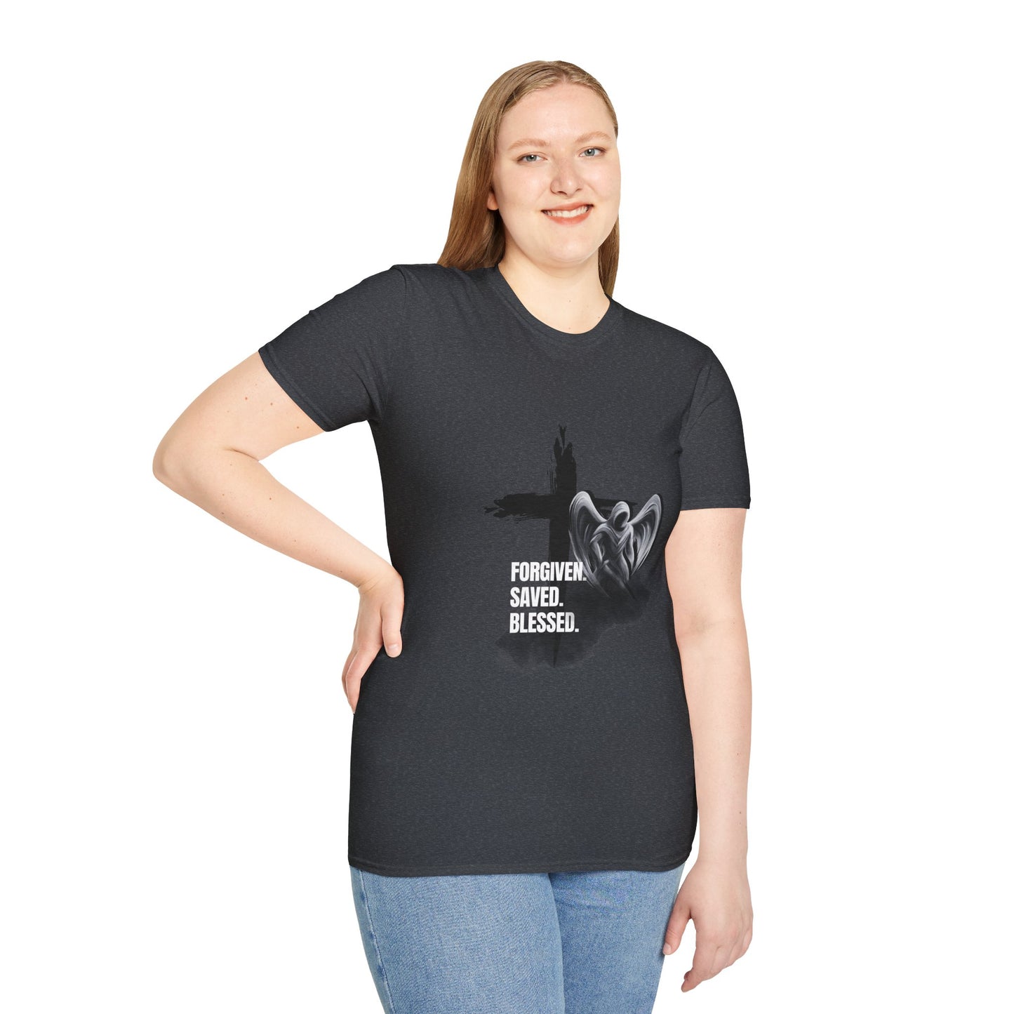Blessed Faith Unisex Softstyle T-Shirt Jesus