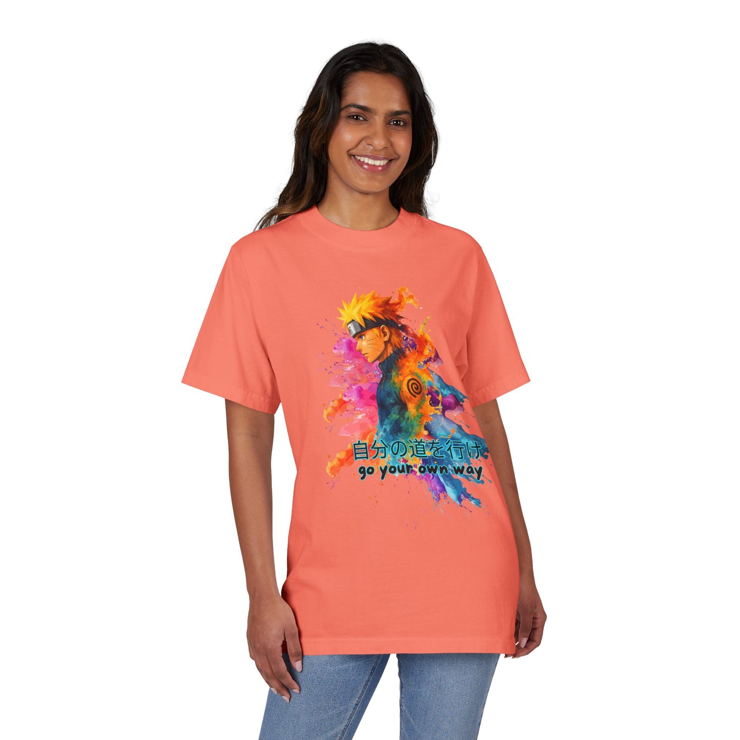 Unisex Graphic T-Shirt - Go Your Own Way - Naruto Inspired Design Anime
