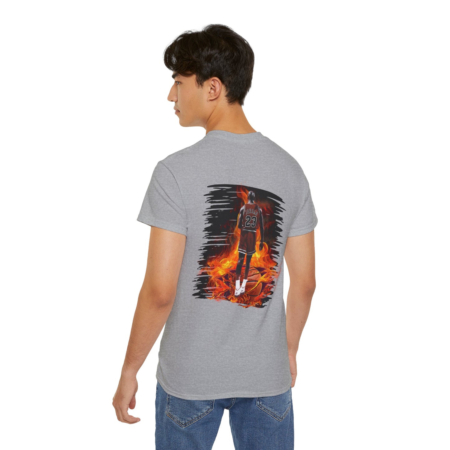 Basketball Jordan, Cool Sports Shirt, Unisex Cotton T-Shirt