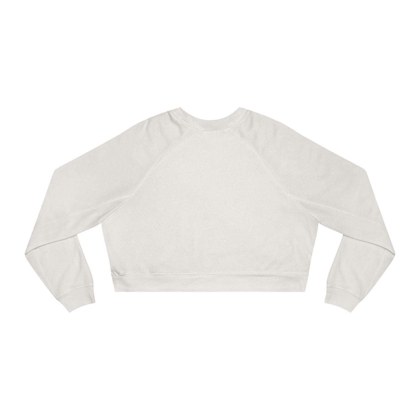 Motivational Women's Cropped Fleece Pullover - "Push Your Limit"