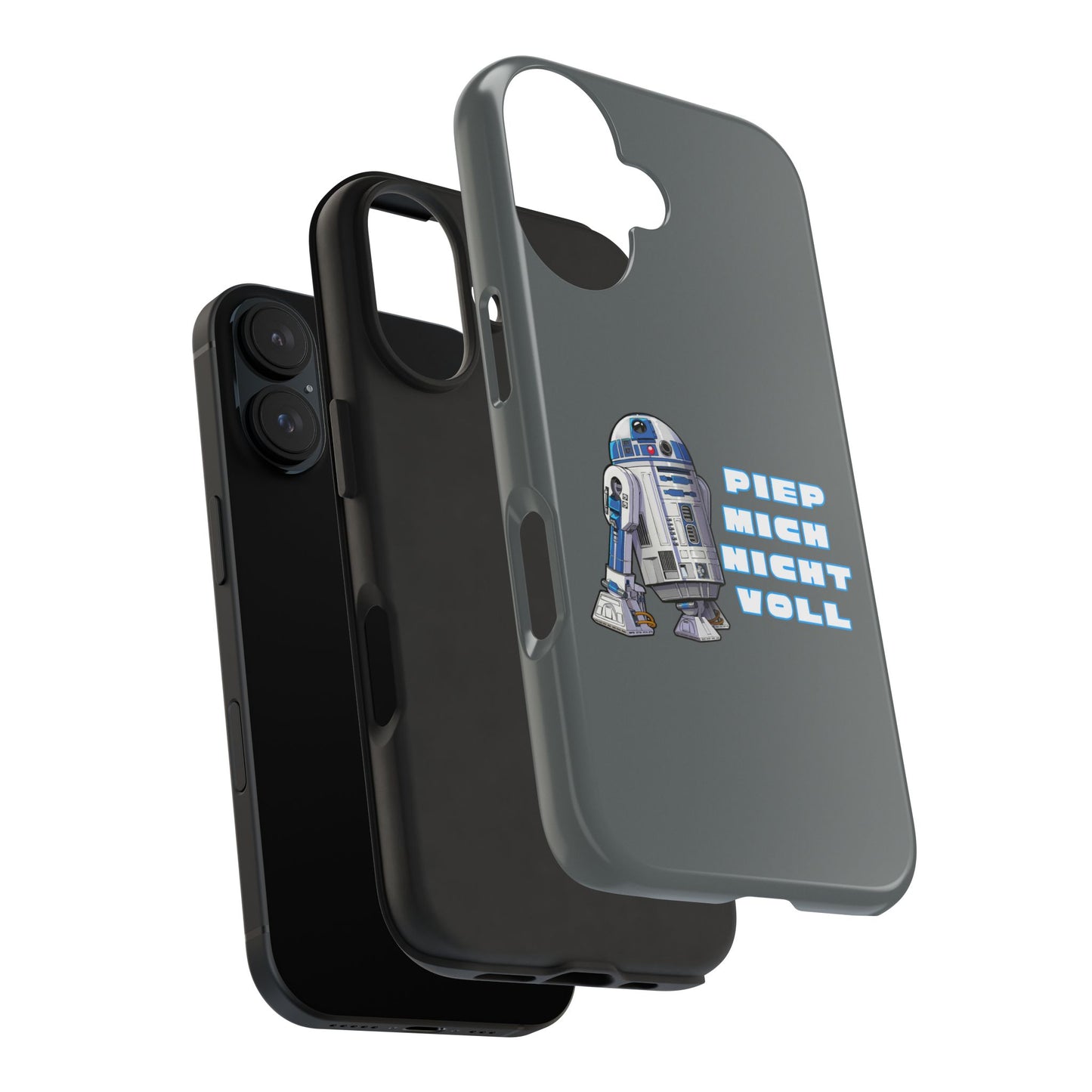Tough Phone Case - R2-D2 Design with "PIEP MICH NICHT VOLL"