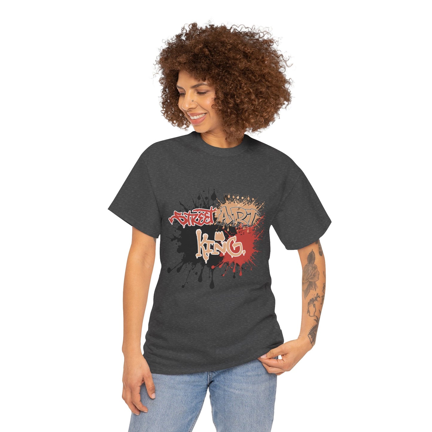 Urban Street Art Tee, Graphic T-Shirt, Casual Wear, Artistic Gift, Street Style Top, Hip-Hop Fashion Shirt Unisex - Graffiti