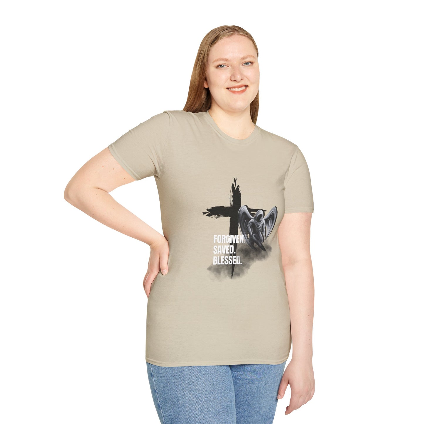 Blessed Faith Unisex Softstyle T-Shirt Jesus