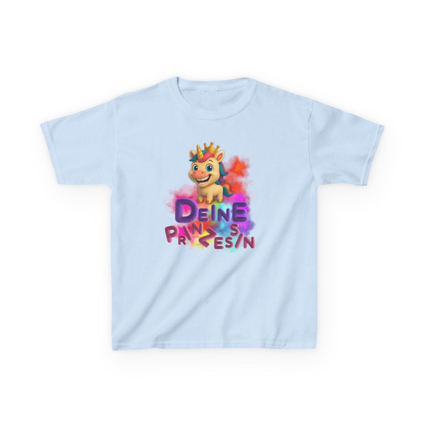 Colorful Kids Tee - “Your Princess” Design - Fun & Playful Shirt for Young Royalty