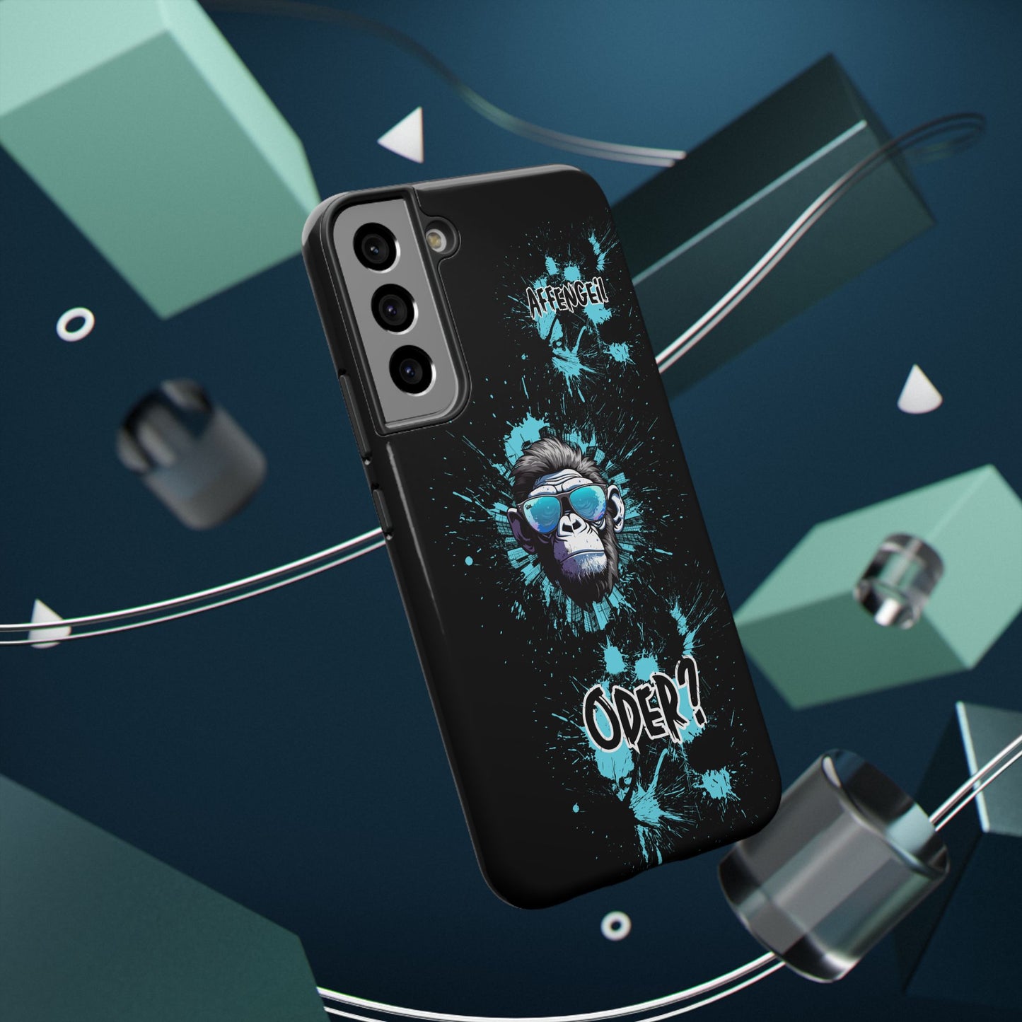 Affengeil - oder? Trendy Gorilla Phone Case - Impact-Resistant, Bold Design for Animal Lovers
