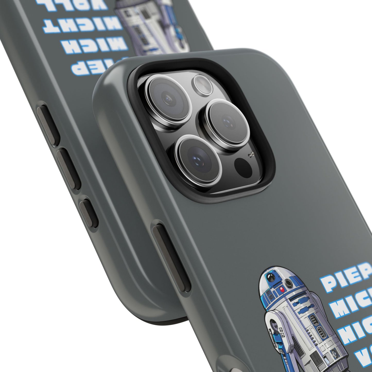 Tough Phone Case - R2-D2 Design with "PIEP MICH NICHT VOLL"