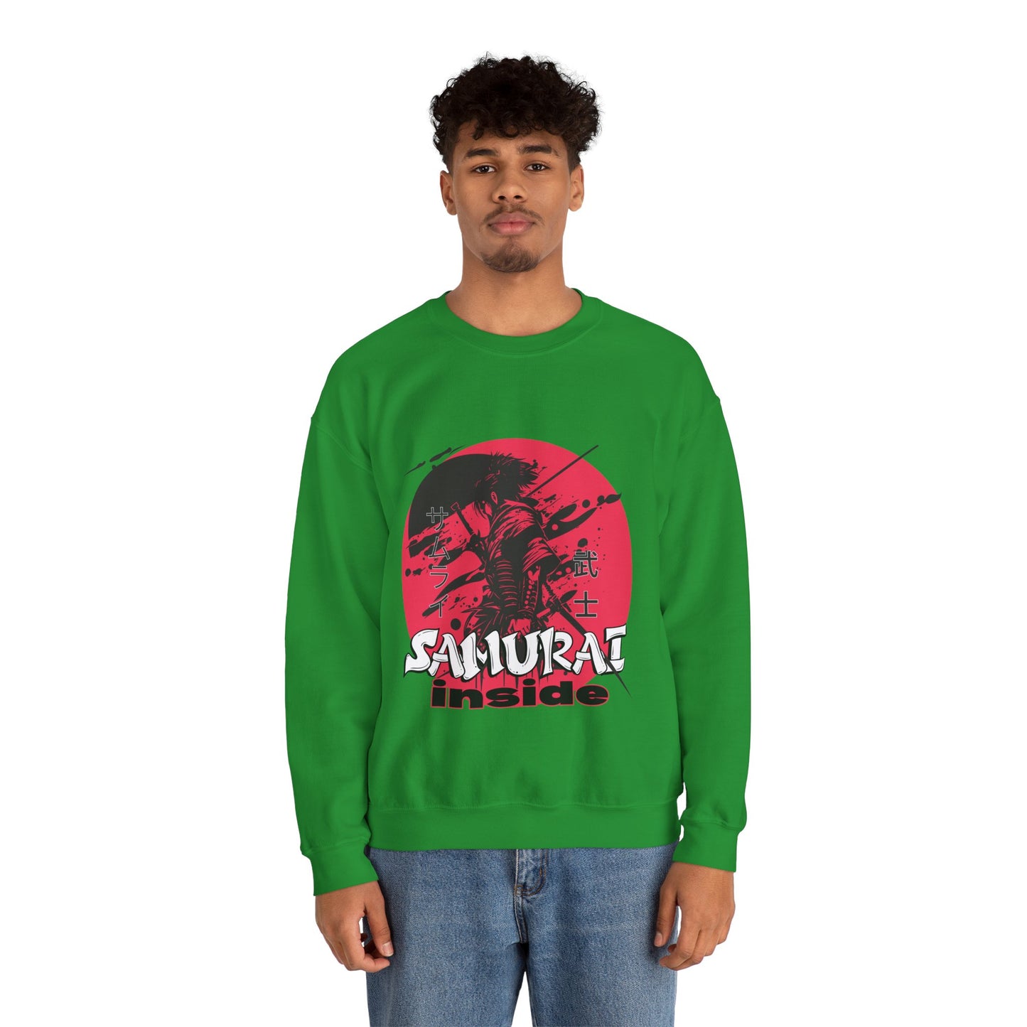 Samurai Inside Crewneck Sweatshirt - Unisex Heavy Blendâ˘
