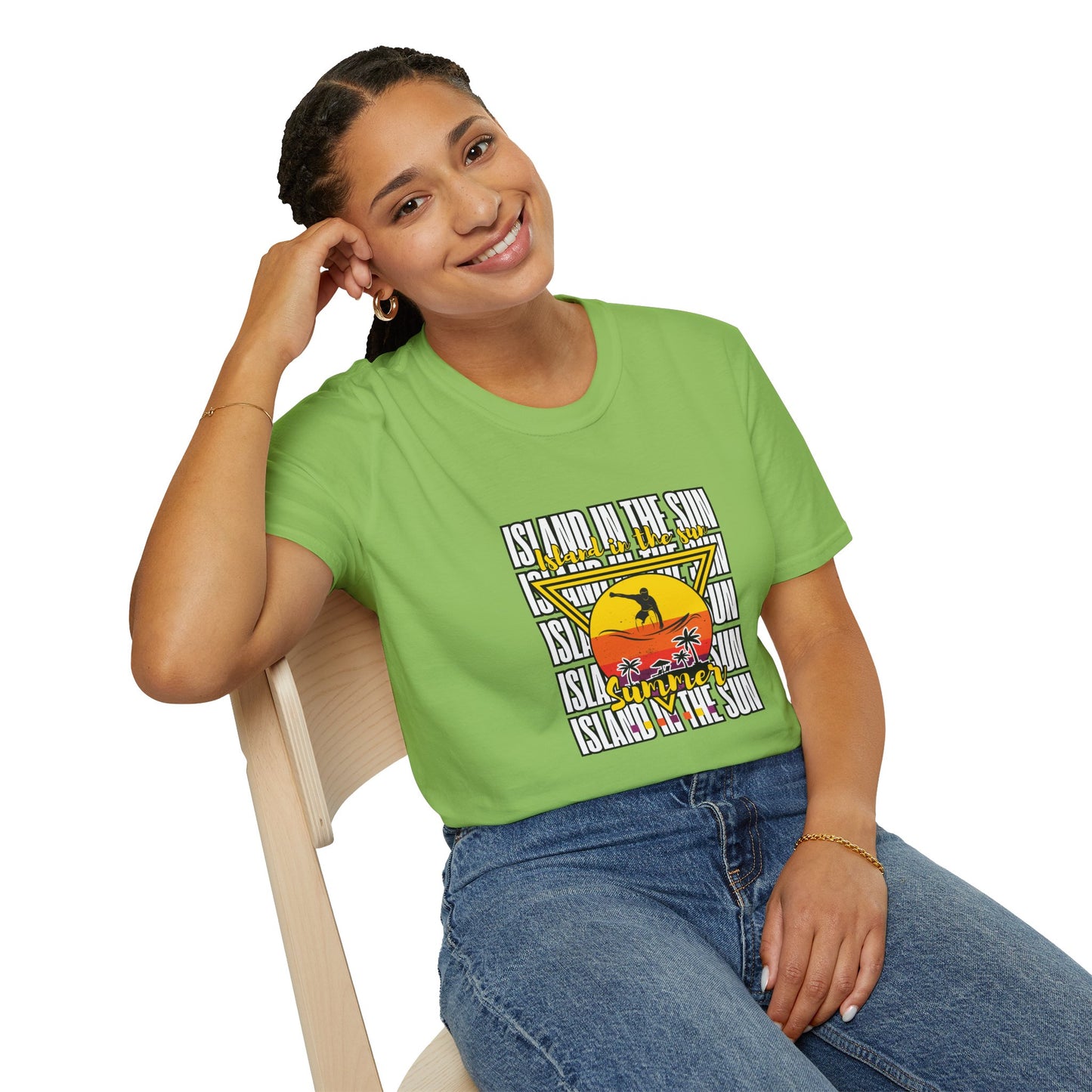 Island in the Sun Unisex Softstyle T-Shirt -Beach Vibes