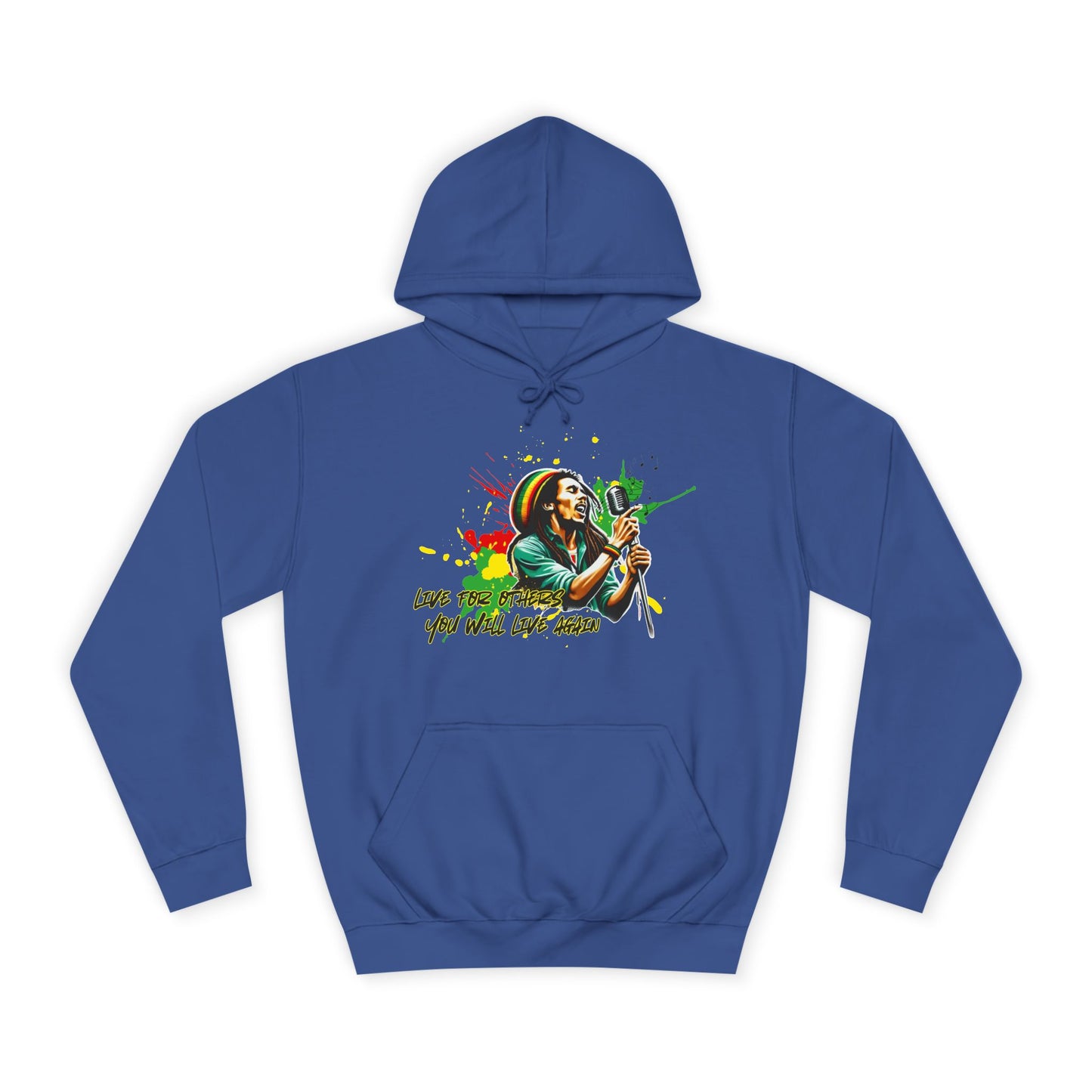 Live for others B o b M a r l e y Hoodie