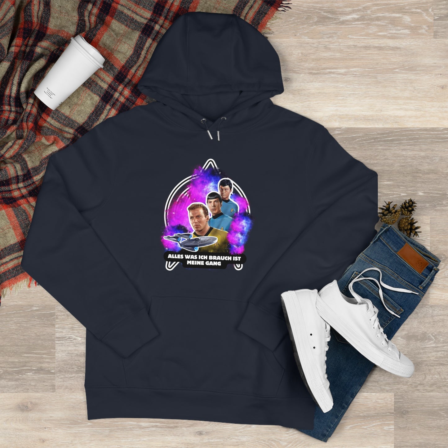 Hoodie Sweatshirt - Star Trek "All I need is my gang"