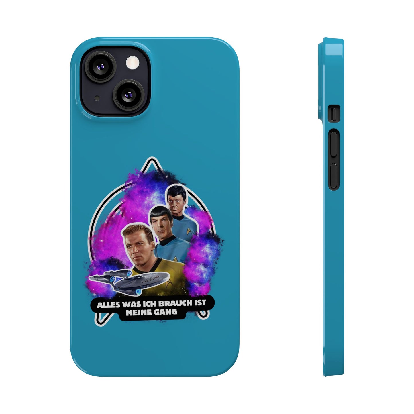 Handyhülle - Star trek Slim Phone Cases "Alles was ich brauch ist meine Gang", Star Trek
