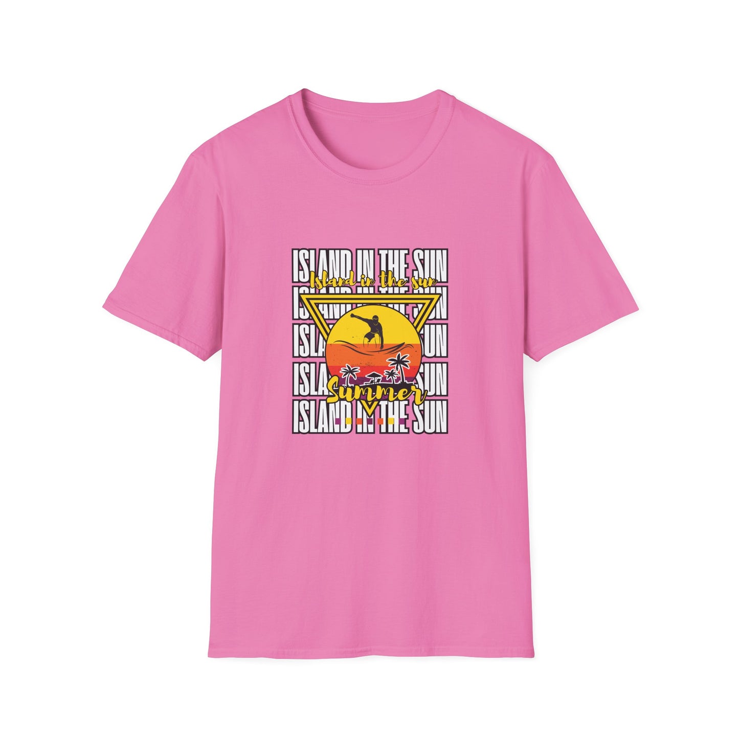 Island in the Sun Unisex Softstyle T-Shirt -Beach Vibes