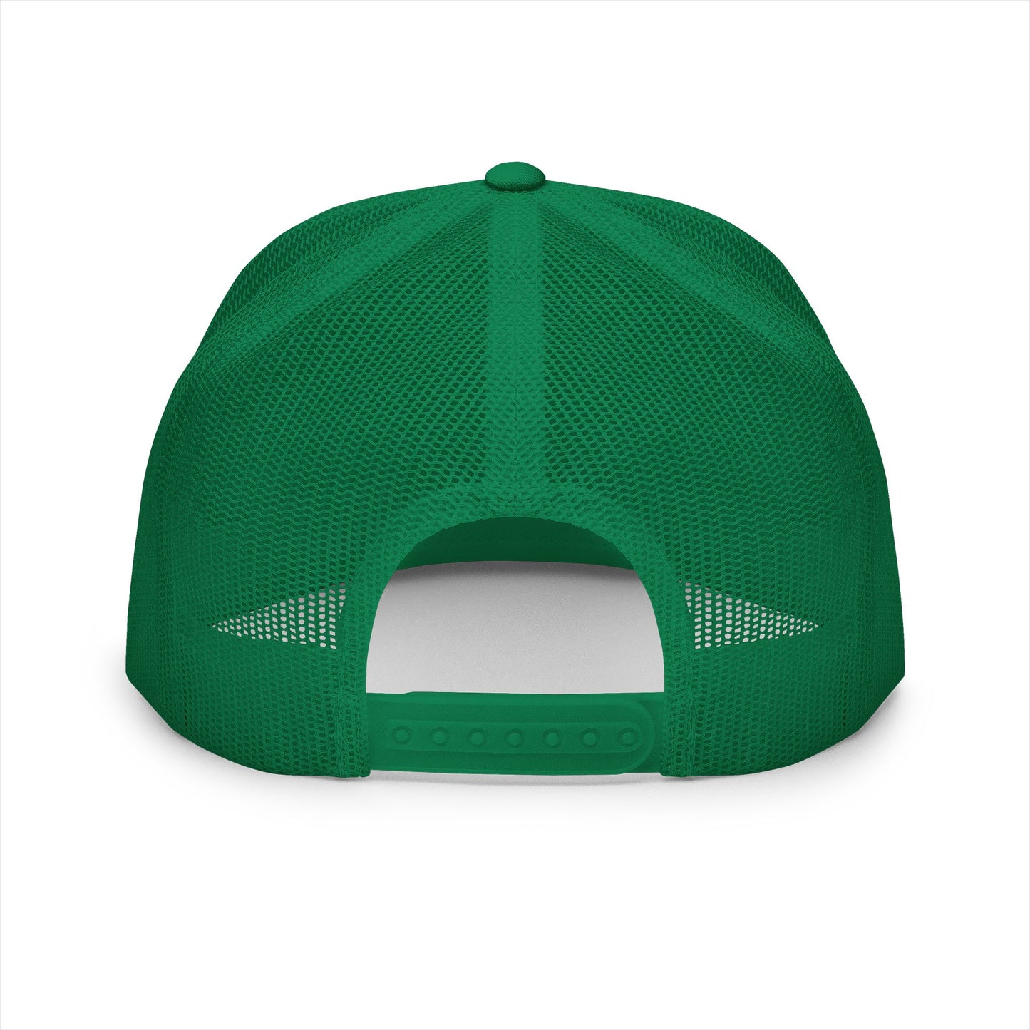 Embroidered 5 Panel Trucker Cap - Fake it til you make it
