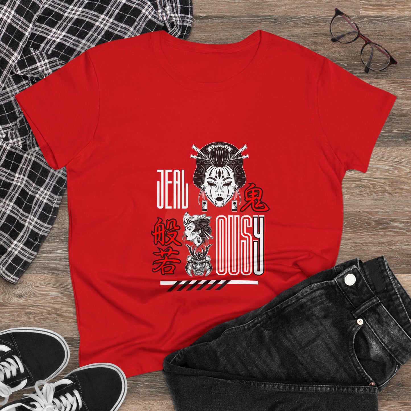 Geisha Style T- Shirt wecke die Geisha in dir
