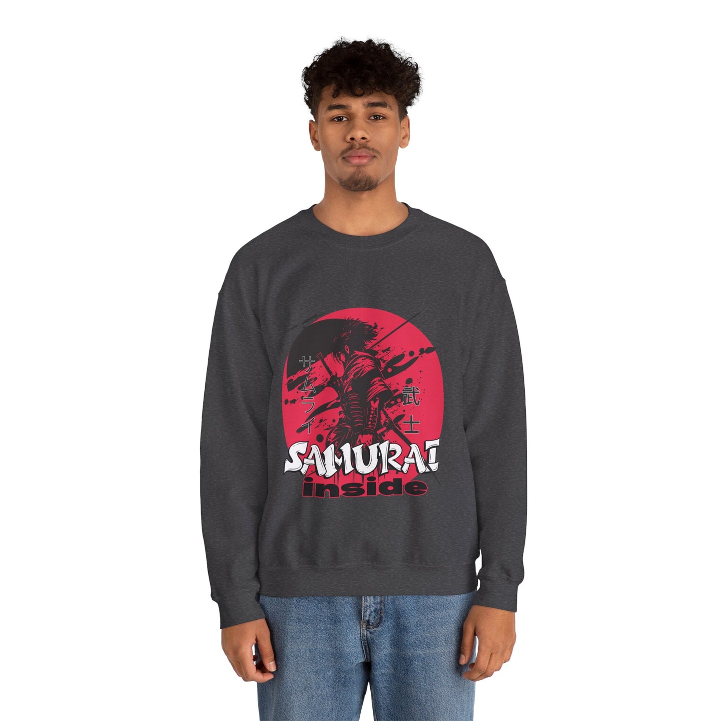Samurai Inside Crewneck Sweatshirt - Unisex Heavy Blendâ˘