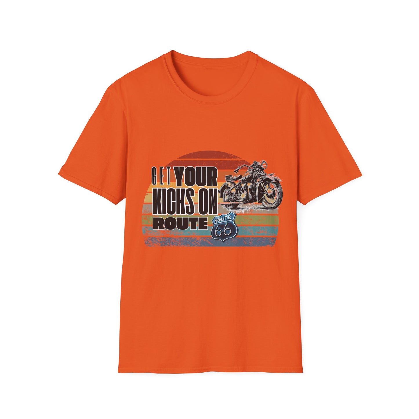 Retro Motorcycle Adventure Hoodie - 'Get Your Kicks On Route 66'