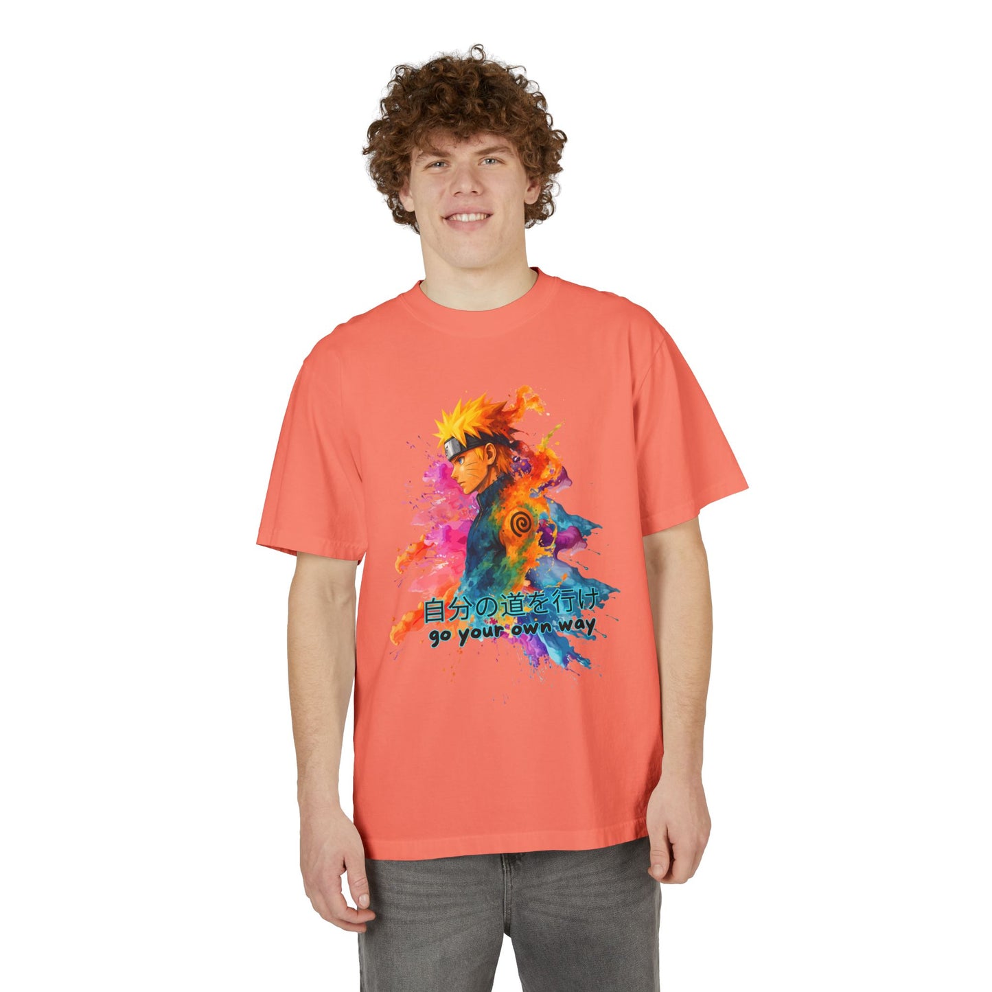 Unisex Graphic T-Shirt - Go Your Own Way - Naruto Inspired Design Anime