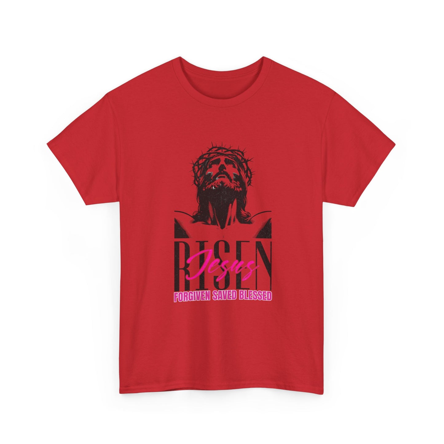 Jesus "Risen" Faith-Based Christian T-Shirt