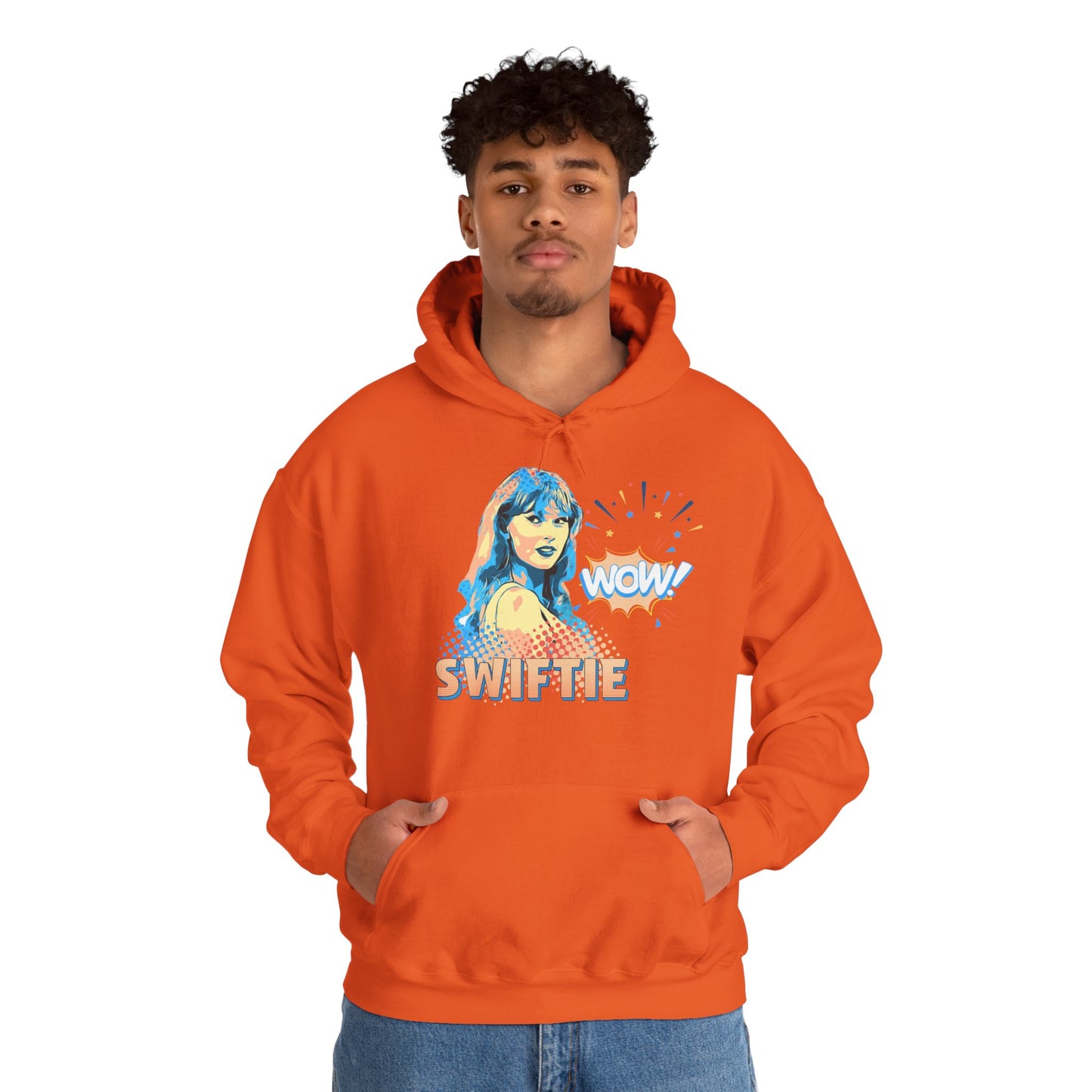 'SWIFTIE WOW' Unisex Heavy Blend™ Hooded Sweatshirt - Perfect Gift for Fans