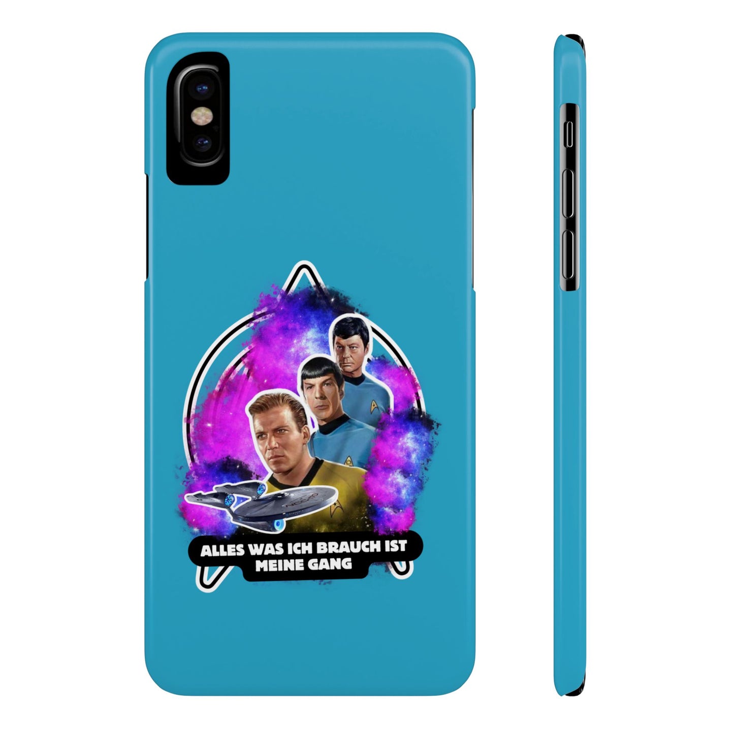 Handyhülle - Star trek Slim Phone Cases "Alles was ich brauch ist meine Gang", Star Trek