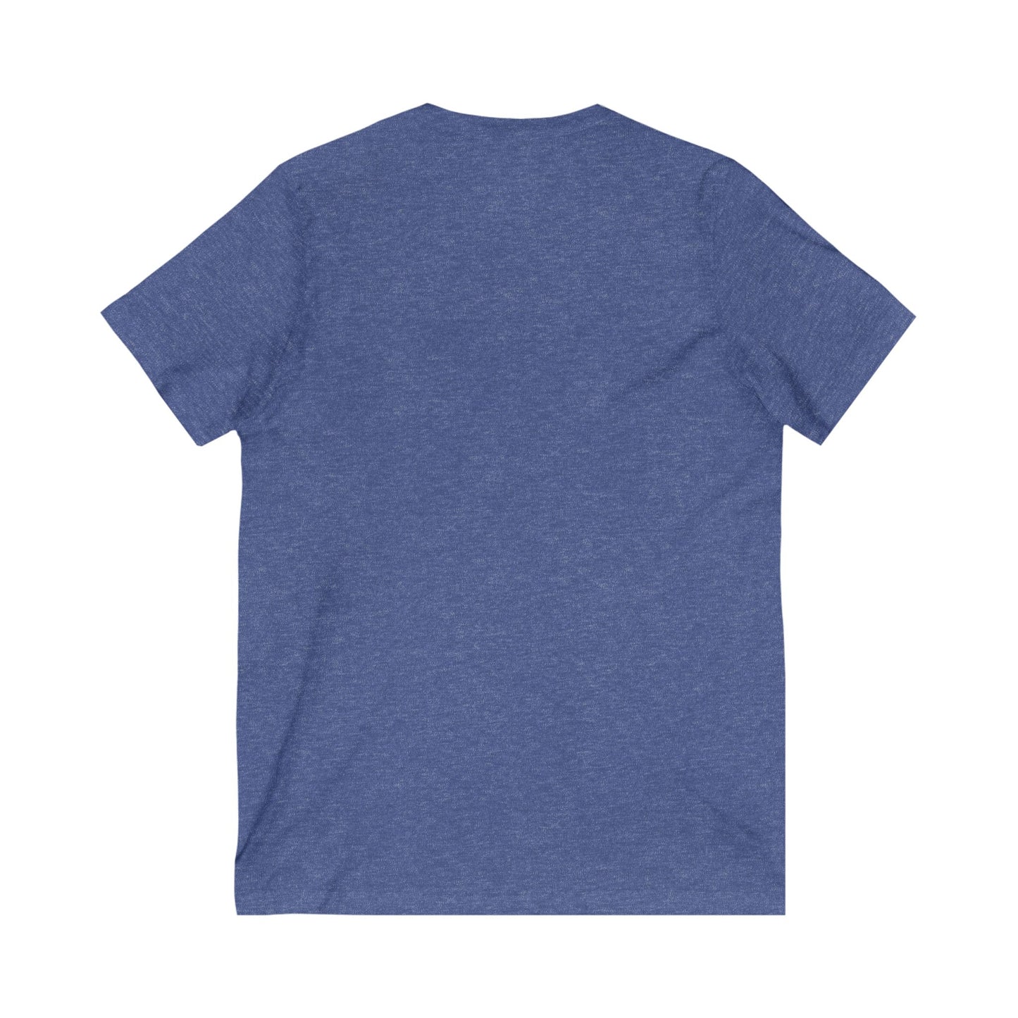 Blessed Saved Loved Unisex V-Neck Tee - Inspirational Faith Shirt